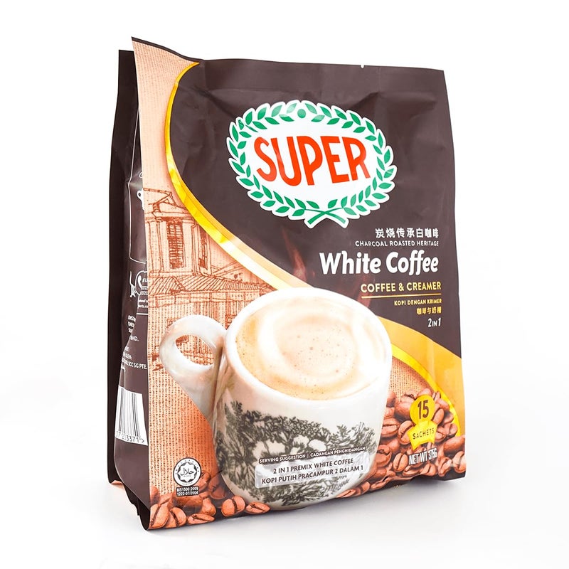 SUPER Charcoal Roasted White Coffee 2in1 Coffee & Creamer - Image 1